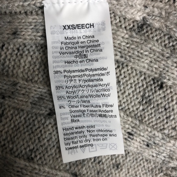 NWT Madewell Donegal Mock Neck Sweater Dress - Picture 7 of 7